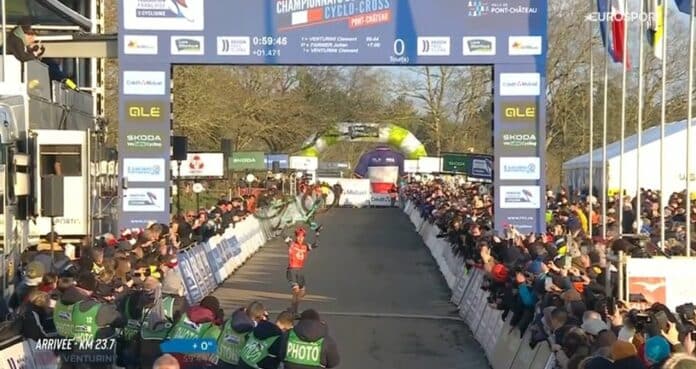 Cyclo-cross : Clément Venturini sacré champion de France pour la septième fois à Pontchâteau