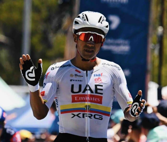 Jhonatan Narvaez s'impose à Willunga Hill nouveau leader du Tour Down Under