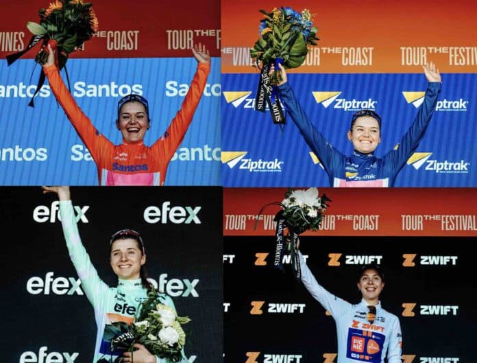 Les classements annexes à l'issue de la 2e étape du Tour Down Under Femmes 2025