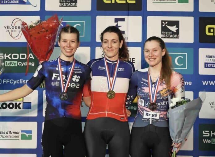 Marion Borras brille avec un doublé aux championnats de France de cyclisme sur piste