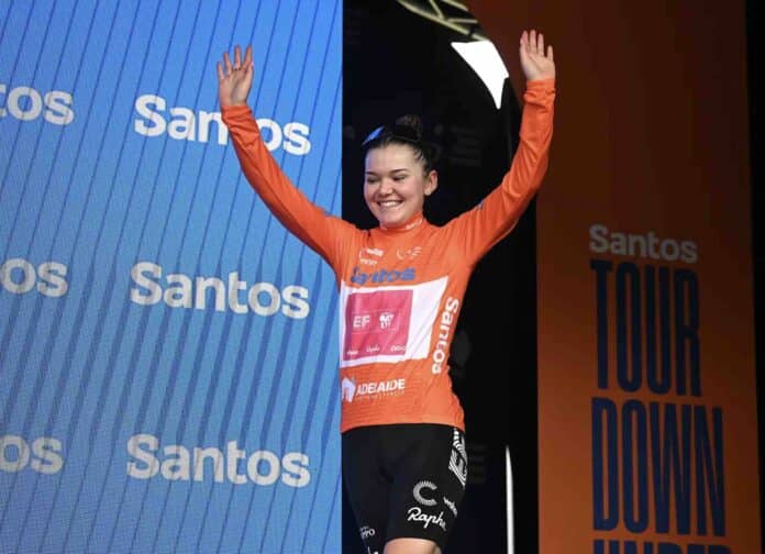 Noemi Rüegg reine du Tour Down Under c'est incroyable