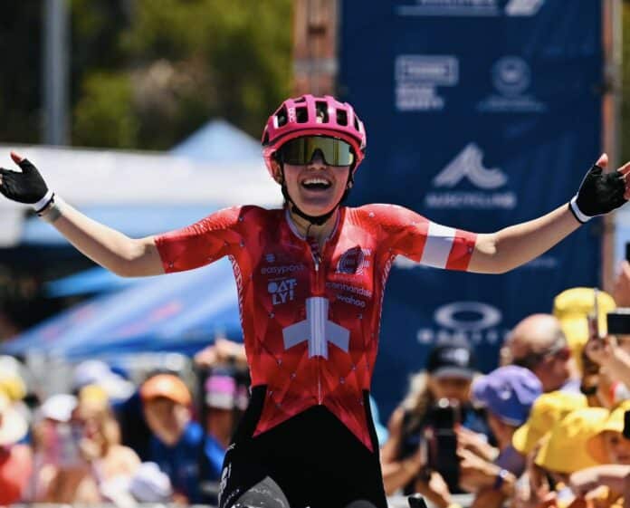 Noemi Rüegg remporte l'étape reine du Tour Down Under Femmes 2025 à Willunga Hill