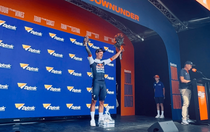 Tour Down Under 2025 : Sam Welsford "Un sprint difficile jusqu'à la ligne"