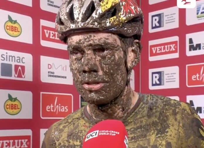 Wout Van Aert je me suis surpris moi même après son triomphe à Dendermonde