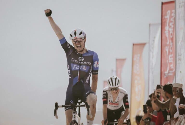 David Gaudu (Groupama – FDJ) s’impose au sommet de Eastern Mountain sur le Tour d’Oman 2025