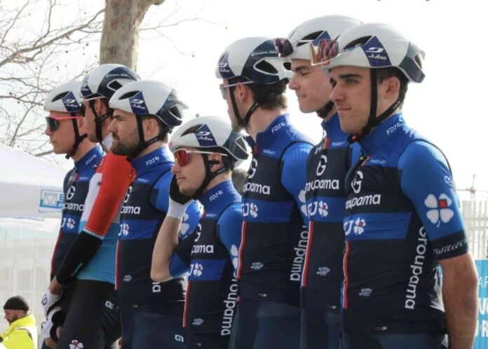 Groupama FDJ à l'Etoile de Bessèges Geniets pour le général Penhoet pour les sprints Cavagna en chrono