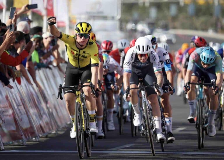 Olav Kooij remporte l’étape 4 du Tour d’Oman 2025, David Gaudu reste leader