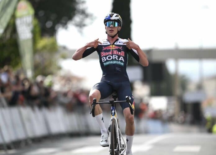 Tour d'Andalousie 2025 Maxim Van Gils remporte la 1ère étape