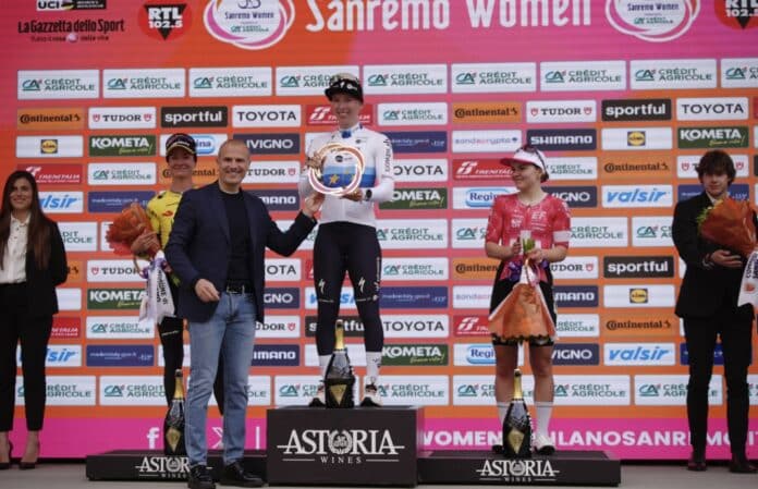 milan sanremo femminino 2025 Lorena wiebes grande premiere