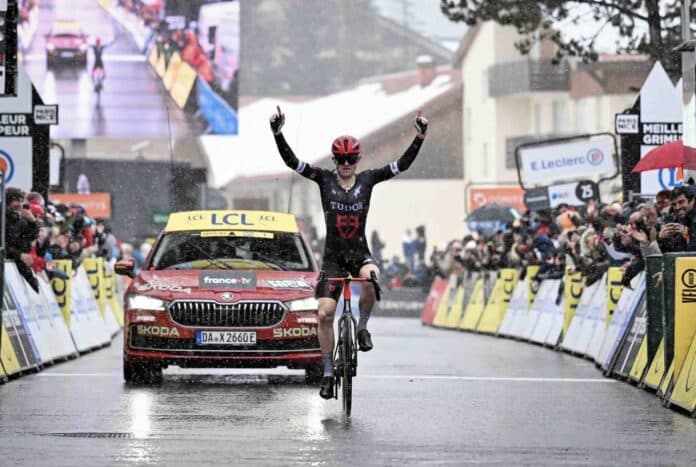 Paris Nice 2025 l'étape reine pour Storer Jorgenson conserve le maillot jaune