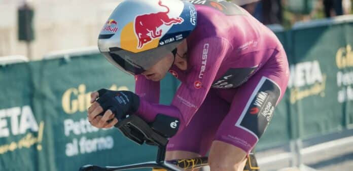Giro 2025 : Wout Van Aert : "J'espérais me battre pour le maillot rose"