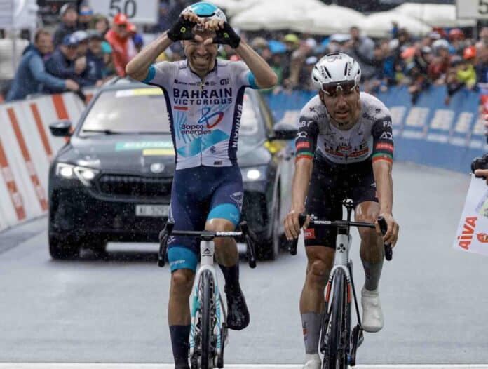 Lenny Martinez vainqueur au sommet à Thyon 2000