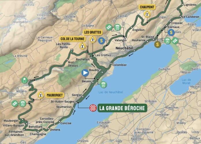 Tour de Romandie 2025 étape 2 parcours profil favoris et diffusion TV