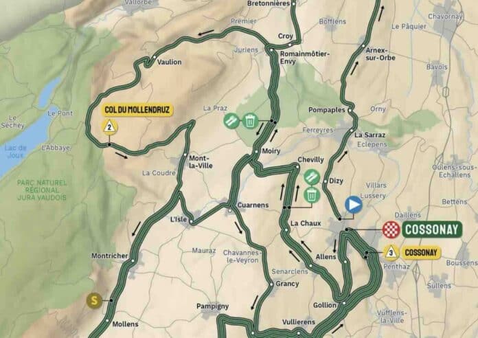 Tour de Romandie 2025 étape 3 parcours profil favoris et diffusion TV
