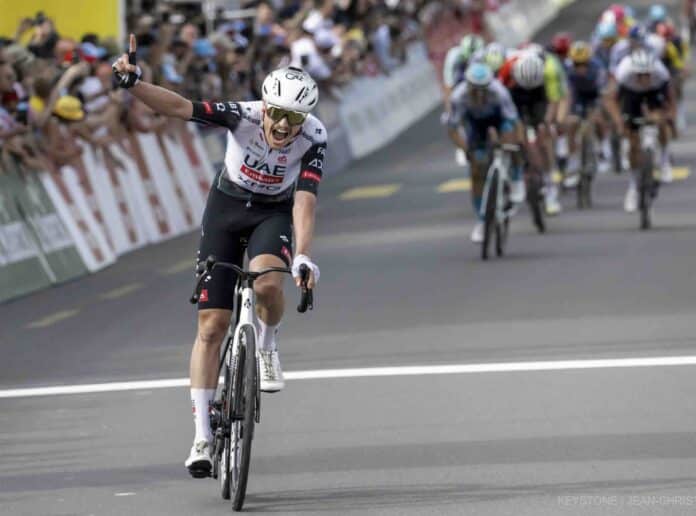 Tour de Romandie 2025 étape 3 victoire surprise de Jay Vine à Cossonay