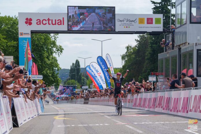 Boucles de la Mayenne, étape 3 : Marius Mayrhofer vainqueur, Aaron Gate remporte le général
