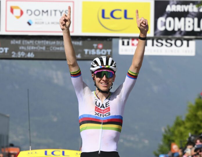 Critérium du Dauphiné 2025, étape 6 : Tadej Pogacar s'impose en patron