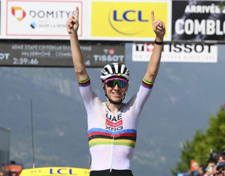 Critérium du Dauphiné 2025, étape 6 : Tadej Pogacar s’impose en patron Critérium du Dauphiné 2025, étape 6 : Tadej Pogacar s’impose en patron