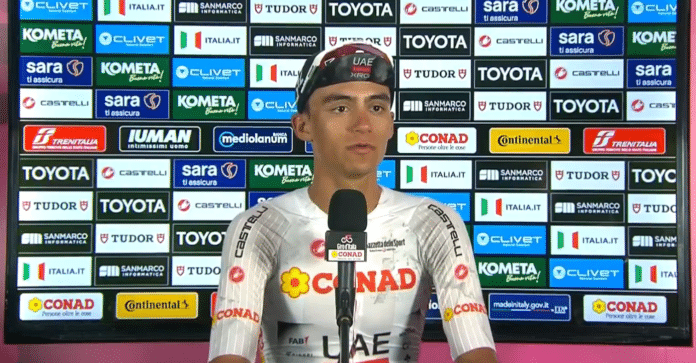 Giro 2025 : Isaac del Toro : « Je peux faire de grandes choses »