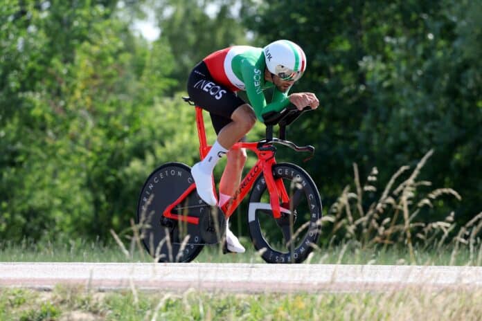 la passe de 6 pour Filippo Ganna