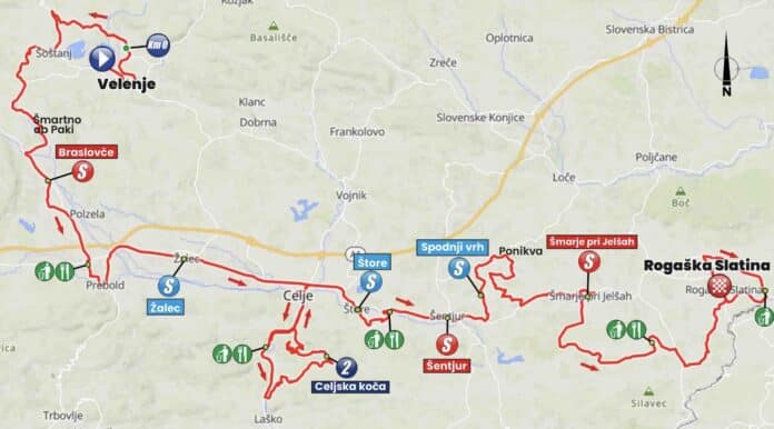 Tour de Slovénie 2025 étape 2 analyse du parcours profil favoris et direct tv
