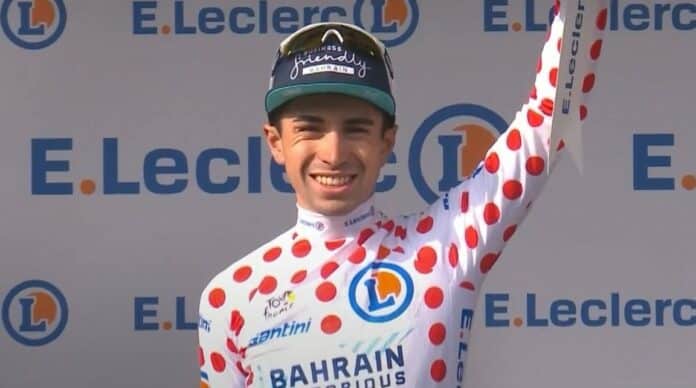 Lenny Martinez maillot à pois du Tour de France 2025 après la 10e étape : « Mon grand-père doit être fier de moi »