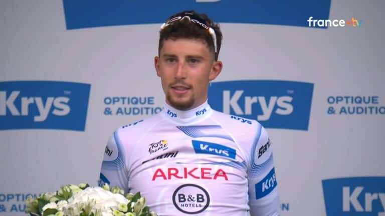 Tour de France 2025, étape 2, Kévin Vauquelin : « Garder le maillot blanc est un objectif parmi d’autres. »