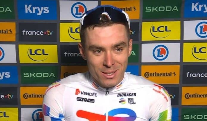 Tour de France 2025 : Mattéo Vercher : « Je ne lui en veux pas »