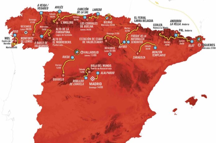 La Vuelta 2025 parcours complet et profils detailles