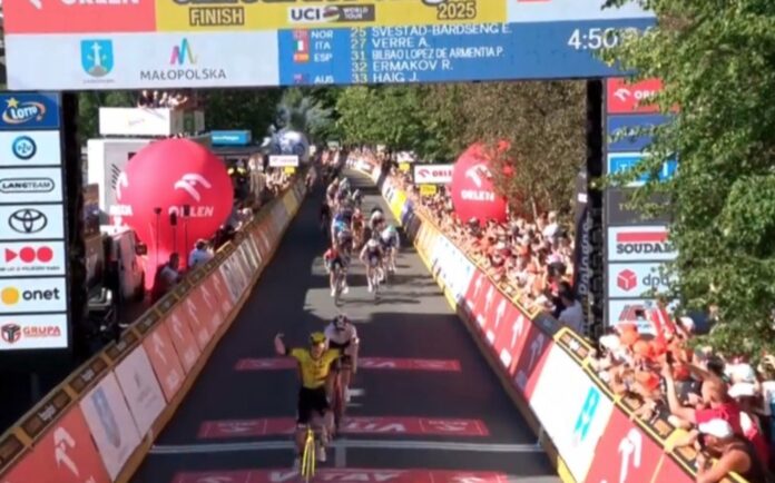 Tour de Pologne 2025 : étape 5 : Matthew Brennan frustre encore Ben Turner