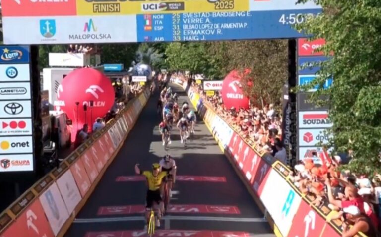 Tour de Pologne 2025 : étape 5 : Matthew Brennan frustre encore Ben Turner