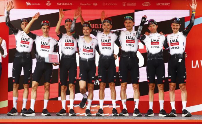 Vuelta 2025 : étape 5 : UAE Team Emirates domine le Contre la Montre par équipe