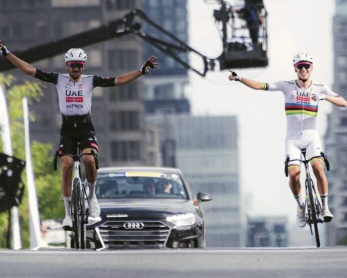 Grand Prix cycliste de Montréal 2025 : doublé UAE Team Emirates, Tadej Pogacar offre la victoire à Brandon Mc Nulty