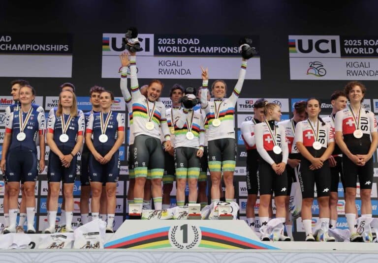 La France Vice Championne du Monde 2025 du relais mixte Contre la Montre