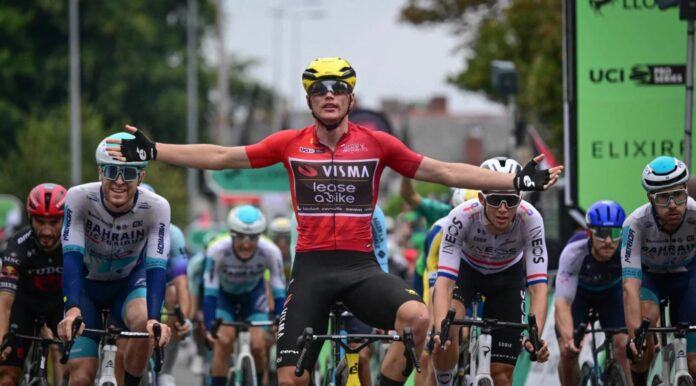 Tour de Grande Bretagne 2025 : étape 6 : Olav Kooij remporte la dernière, Romain Grégoire le général