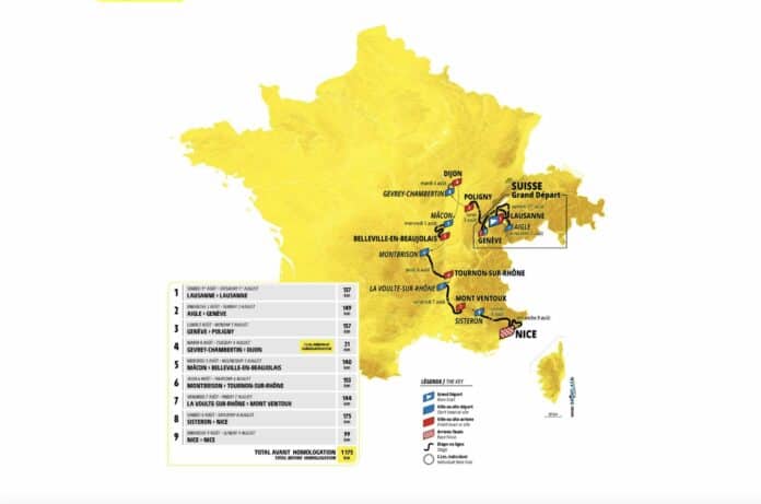 Tour de France Femmes 2026 : le parcours officiel