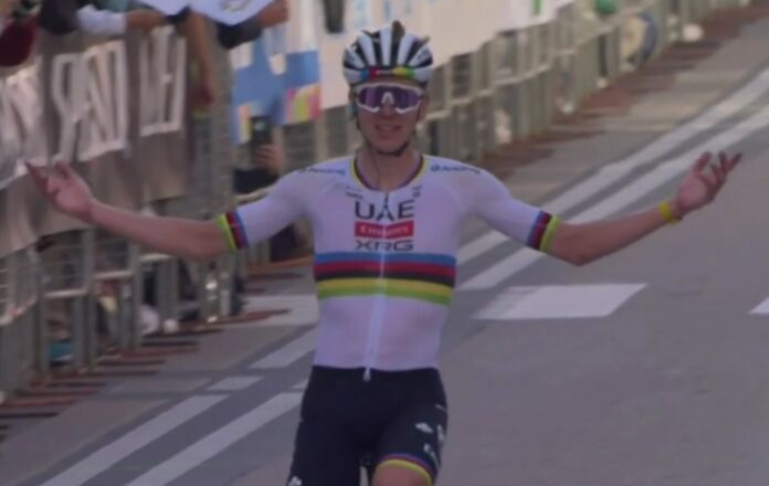 Trois Vallées Varesines 2025 : Tadej Pogacar encore seul au monde, Julian Alaphilippe 3ème