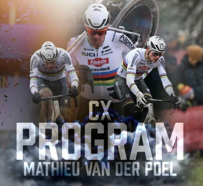 Mathieu Van der Poel dévoile son calendrier de Cyclo Cross 2025/2026