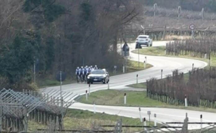 tir-sur-equipe-cycliste-italienne Une équipe cycliste italienne ciblée par des tirs en pleine séance d'entraînement