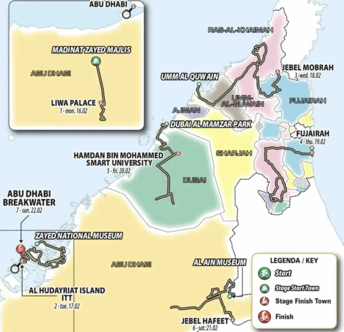 UAE Tour 2026 le monstre de Mobrah est né et il va tout redéfinir