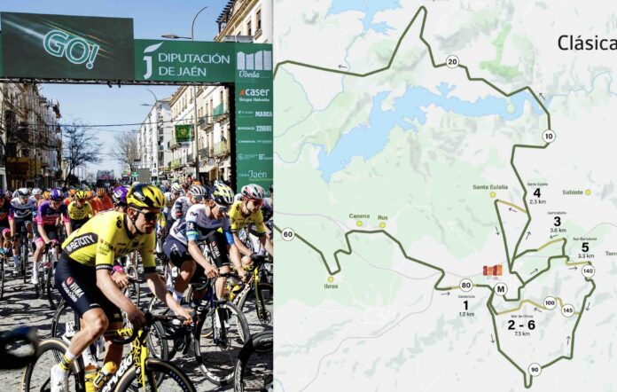 Clasica Jaen Paraiso Interior 2026 parcours engagés favoris diffusion TV