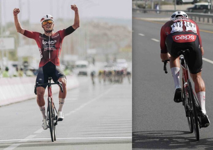 Tour d'Oman 2026 étape 2 victoire et maillot pour Baptiste Veistroffer