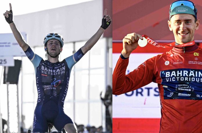 UAE Tour 2026 étape 3 Tiberi s'offre Jebel Mobrah et le maillot rouge Evenepoel s'effondre