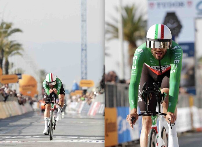 Tirreno Adriatico 2026 Filippo Ganna écrase le chrono inaugural et bat son propre record
