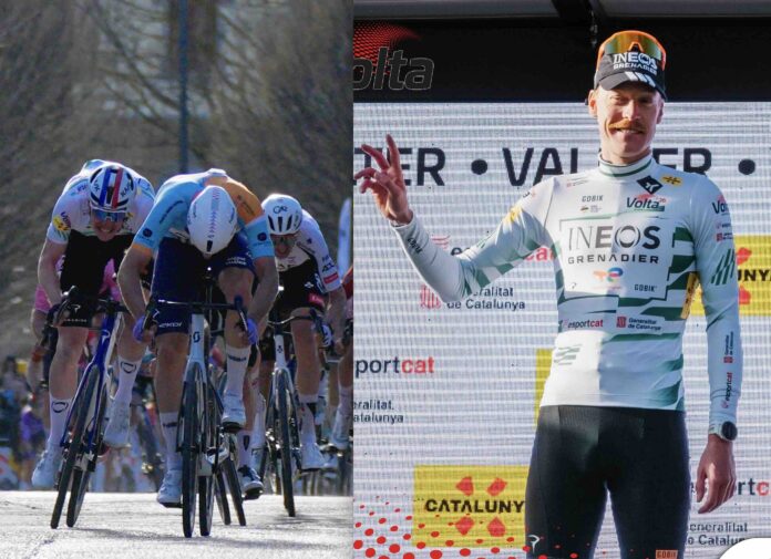 Tour de Catalogne 2026 Ethan Vernon domine Godon sur l'étape 4 à Camprodon