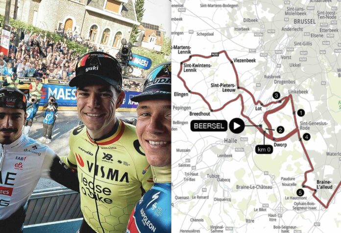 De Brabantse Pijl La Flèche Brabançonne 2026 parcours favoris TV direct