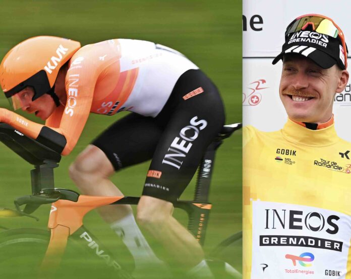 Tour de Romandie 2026 Dorian GOdon dompte Tadej Pogacara sur le Prologue