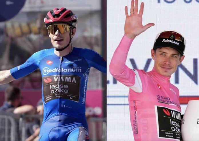 Giro 2026 étape 14 Jonas Vingegaard écrase Pila et s'empare du maillot rose