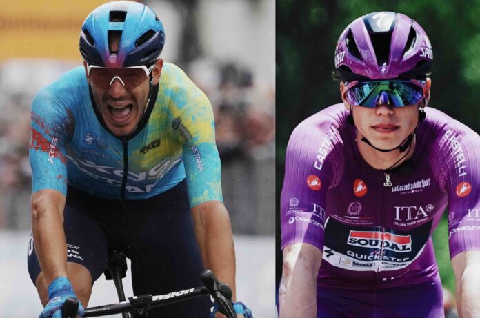 Giro 2026 étape 6 Ballerini surgit du chaos napolitain Magnier frustré mais en cyclamen