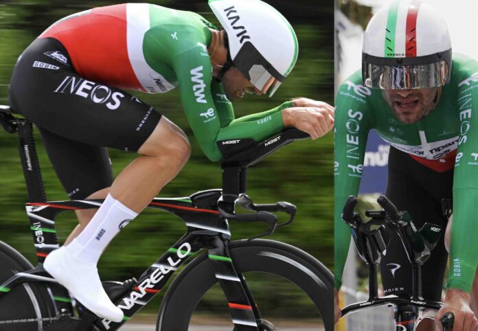 Giro 2026 Filippo Ganna écrase le chrono de Massa Eulalio sauve son maillot rose pour 27 secondes